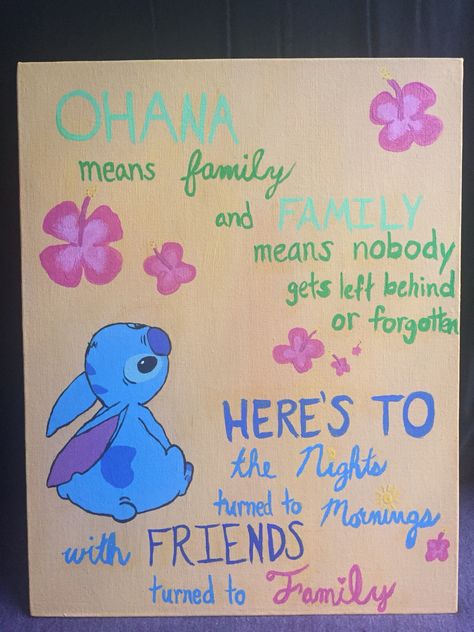 Lilo And Stitch Handmade Cards, Stitch Birthday Cards Diy, Lilo And Stitch Promposal, Stitch Birthday Card Ideas, Lilo And Stitch Diy Crafts, Lilo And Stitch Hoco Proposal, Stitch Chalk Art, Stitch Birthday Card, Friendship Paintings