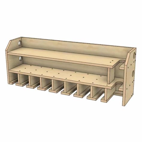 Woodworking Plans Shelves, Power Tool Organizer, Power Tool Storage, Drill Holder, Garage Tool Storage, Tool Storage Diy, Woodworking Project Plans, Cordless Power Tools, Woodworking Plans Diy