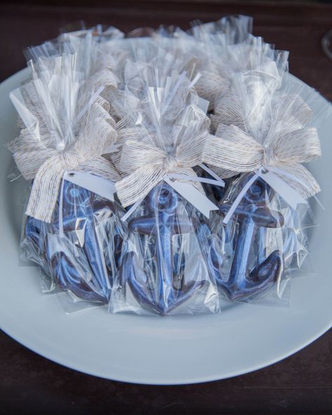 Romantic, Elegant Gray & Blue Nautical Wedding Nautical Favors, Nautical Wedding Favors, Anchor Wedding, Creative Wedding Favors, Inexpensive Wedding Favors, Nautical Wedding Theme, Edible Wedding Favors, Elegant Wedding Favors, Best Wedding Favors