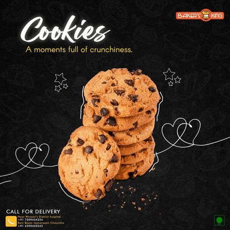 Cookie Advertising Design, Cookies Social Media Design, Cookies Poster Design Ideas, Cookies Advertising Design, Cookies Ads Creative, Cookie Poster Design, Cookies Instagram Feed, Cookies Poster Design, Cookie Graphic Design