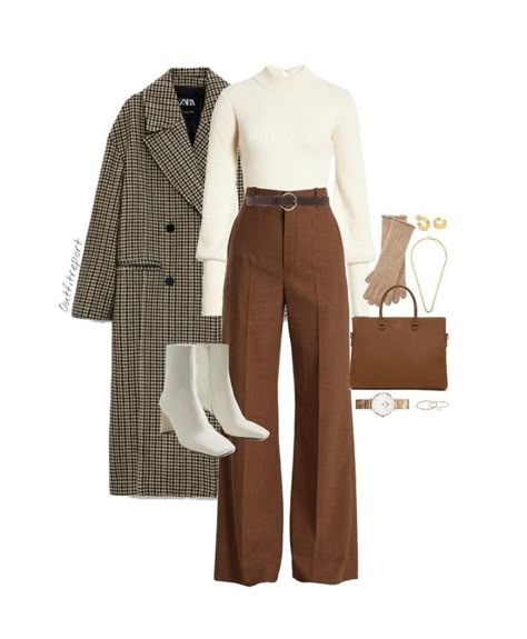 Corporate Capsule Wardrobe Work Wear, Outfit Pantalon Marron, Brown Pants Outfit For Work, Fall Clothing Aesthetic, Mode Dope, Brown Pants Outfit, Thanksgiving Outfit Ideas, What To Wear Fall, Cute Thanksgiving Outfits