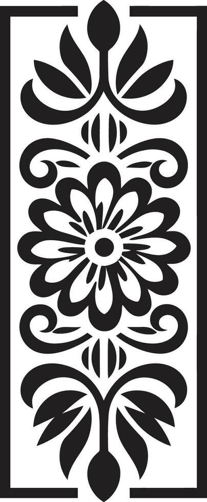 Enigmatic Petal Scrolls Decorative Floral Emblem Ethereal Floral Lace Line Border Icon Design Vector Border Design, Embroidery Stencils, Flute Drawing, Line Border, Vector Border, Lippan Art, Flower Drawing Design, Floral Border Design, Mandala Artwork