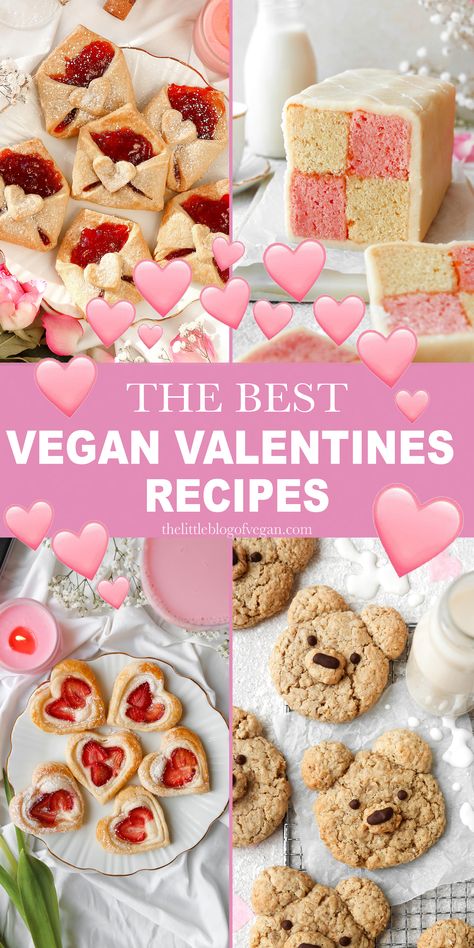 BEST EVER Vegan Valentines recipes! Happy Baking! Appetizers Vegan, Vegan Valentines, Valentines Brunch, Vegan Runner, Valentines Baking, Valentine Recipes, Vegan Holiday Recipes, Desserts Keto, Vegan Holiday