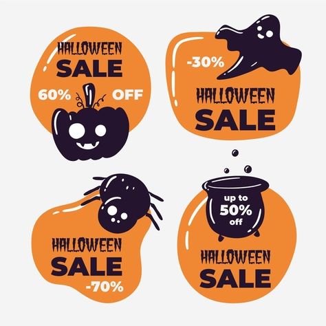 Hallowen Idea, Halloween Promotion, Halloween Promotions, Halloween Party Poster, Badge Collection, Halloween Social, Stickers Ideas, Halloween Frames, Halloween Letters