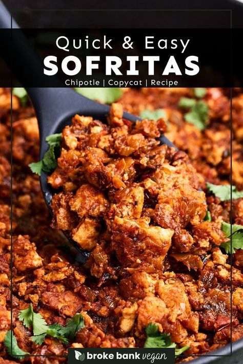 Sofritas Recipe, Chipotle Copycat Recipes, Jackfruit Carnitas, Vegan Breakfast Casserole, Food Dinners, Jackfruit Recipes, Homemade Corn Tortillas, Chile Peppers, Carnitas Recipe