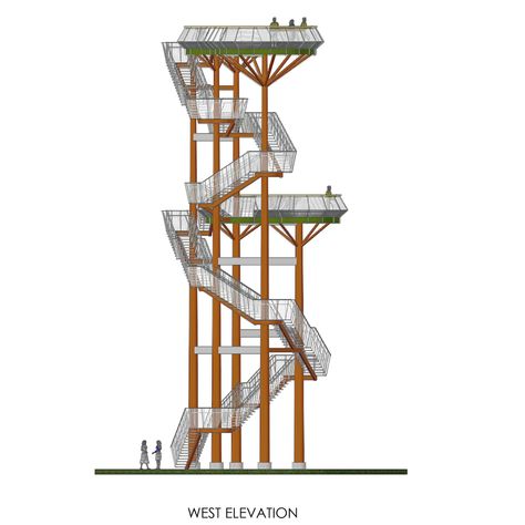 Gallery - Observation Tower / Arvydas Gudelis - 30 Watch Tower Architecture, Bird Watching Tower, Observation Tower, Lookout Tower, Unusual Homes, Tower House, Tower Design, Architecture Design Concept, Watch Tower