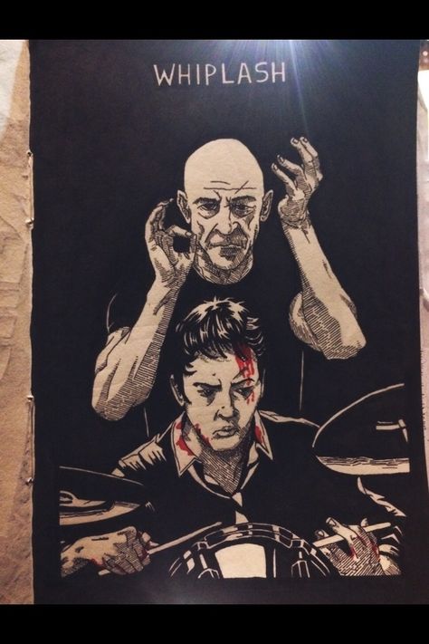 Art from the movie Whiplash! Whiplash Fanart, Whiplash Drawing, Revenant Movie, The Revenant Movie, Whiplash Movie, Gcse Art Sketchbook, Gcse Art, The Revenant, Whiplash