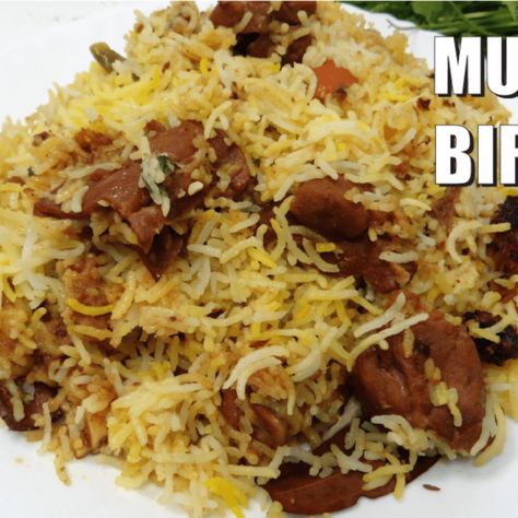 Mutton Biryani Recipe - Mutton Dum Biryani - How to Make Mutton Biryani Goat Biryani Recipe, Best Mutton Biryani Recipe, Pakistani Biryani, Pakistani Rice Recipes, Tehari Recipe, Goat Biryani, Tehri Recipe, Biryani Recipe Video, Beef Biryani Recipe