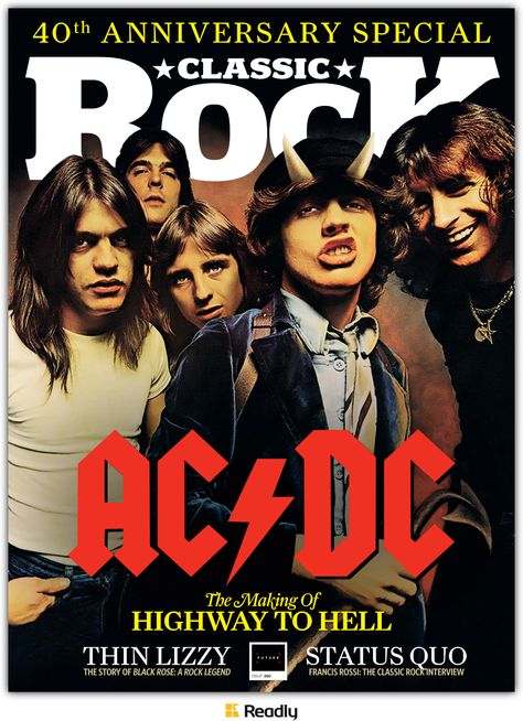 Suggestion about Classic Rock Issue 260 page 1 Acdc Aesthetic, Classic Rock Aesthetic, Rock Magazine, Magazine Cover Template, Rock Poster Art, Rock Band Posters, Goth Rock, Steve Vai, Band Poster