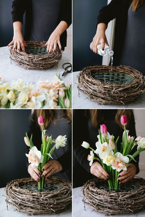 Spring Flowers Decoration, Spring Flowers Centerpiece, Easter Flower Centerpieces, Spring Flower Centerpieces Diy, Spring Flower Decorations, Mother’s Day Floral Ideas, Easter Flower Bouquet, Easter Flower Arrangements Diy, Easter Bouquets Floral Arrangements