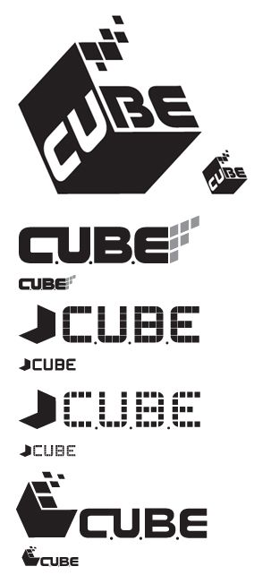 AION'S CUBE LOGO COMPS by Ryan Deyo, via Behance Dice Logo Design, Cube Logo Design, Box Logo Design, Graphic Design Portfolio Book, Cube Logo, Portfolio Book, Photography Logo Design, Coffee Logo, Cube Design