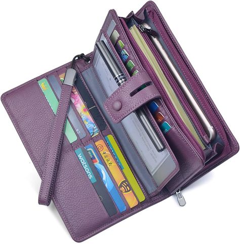 Wallet Organizer, Unique Wallets, Leather Clutch Wallet, Checkbook Wallet, Branded Wallets, Front Pocket Wallet, Rfid Wallet, Checkbook Cover, Wallet Organization