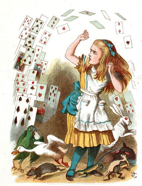 These 7 secrets about the Met's China Through the Looking Glass exhibit will change the way you see it. Flying Card, Alice In Wonderland Illustrations, John Tenniel, Mad Hatter Tea, Up Book, Kids App, Illustration Vintage, Lake Wall Art, Adventures In Wonderland