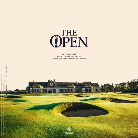 THE OPEN 18-21 July 2024 Royal Troon Golf Club Troon, South Ayrshire, Scotland 🍻🍻⛳️🌊 #theopen #theopenchampionship Golf Graphic Design Poster, Golf Graphic Design, Golf Branding, Ayrshire Scotland, Golf Pro Shop, Brand Elements, Golf Poster, Golf Inspiration, Golf Country Club