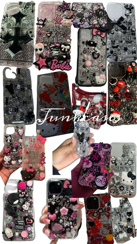 Nahh just junk cases!! Punk Phone Case, Junk Case, Crystal Bead Jewelry, Case Ideas, New Phone, Bead Jewelry, Do It Yourself, Crystal Beads, Iphone Case