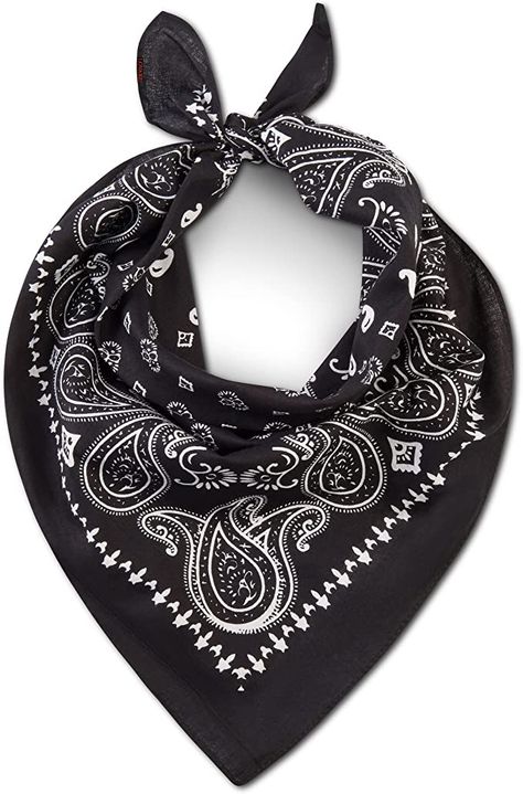 Premium Cotton Stylish & Versatile Paisley Bandana - Perfect neck and head wear for summer, winter and sports (Cycling, Hiking, walking and running) Bandana For Men, Perfect Neck, Pirate Bandana, Head Bandana, Bandanas Men, Black Bandana, Scarf For Men, Cowboy Costume, Paisley Scarf