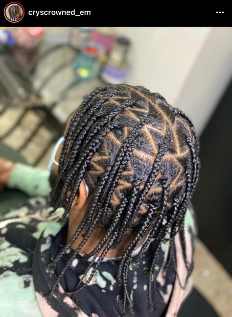 Plait Hairstyles For Men, Box Braid Designs For Men, Mens Individual Braids, Singles Box Braids Men, Individual Braids Men, Boyfriend Hairstyles, Single Braids For Men, Braiding Designs, Plaits Hairstyles Black