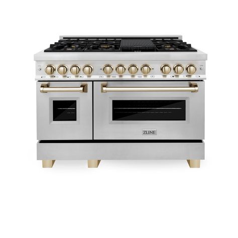 Black gas stove