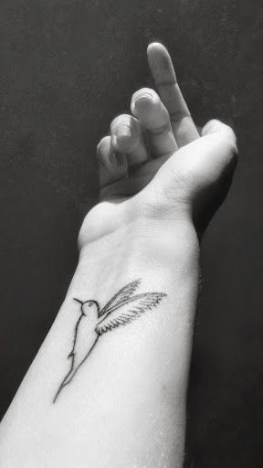 http://tattoomagz.com/wrist-tattoo/ Hummingbird Tatoos, Simple Hummingbird, Tattoo Hummingbird, After Tattoo, Hummingbird Tattoos, Infinity Tattoo On Wrist, Symbols Of Strength Tattoos, Wrist Bracelet Tattoo, Memories Ideas