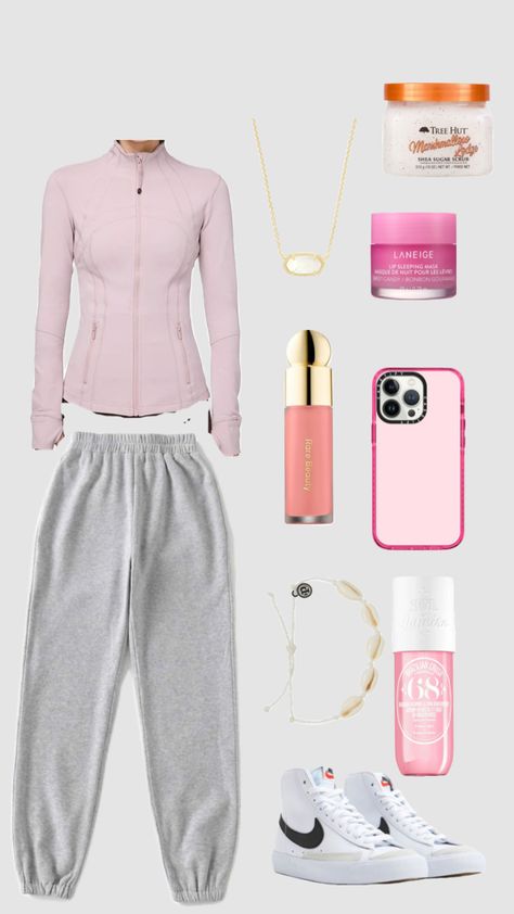 pink define jacket fit! #preppy #lululemon #outfitinspo Lululemon Jacket Outfit, Pink Define Jacket, Cute Lululemon Outfits, Pink Jacket Outfit, Preppy Lululemon, Lulu Outfits, Lululemon Outfits, Lululemon Define, Lululemon Define Jacket