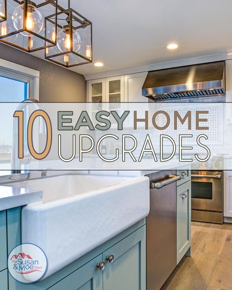 Easy Modern Home Updates, Easy Home Remodel Diy, House Upgrades That Increase Value, New House Upgrades, Quick Home Updates, Modern Upgrades To Home, Simple Upgrades To Your Home, Small Upgrades To Your Home, Modern Home Makeover