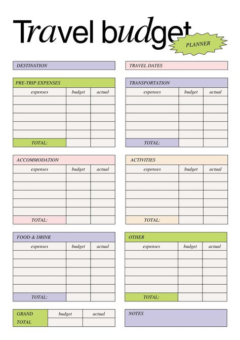 Green and Purple Playful Travel Budget Planner Document A4 - Templates by Canva Expenses Template, Travel Budget Planner, Budget Planner Template, Resume Maker, Text Generator, Travel Budget, Business Content, Budget Planer, Collaborative Learning