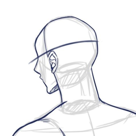 Behind Pose, Head From Behind, Head Anatomy, Male Anatomy, Anatomy Poses, Animation Reference, Anatomy Drawing, Anime Poses Reference, Drawing Poses