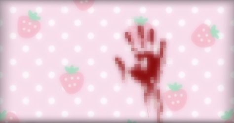 Banners Discord Gore, Creepy Cute Wallpaper Pc, Creepy Pc Wallpaper, Yanderecore Aesthetic Banner, Pink Cat Banner Discord, Transparent Banners Discord, Cutegore Discord Banner, Pink Halloween Banner Discord, Yami Kawaii Wallpaper Pc