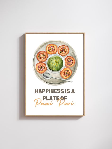 Panipuri Stall Design, Pani Puri Illustration, Pani Puri Stall, Pani Puri, Instagram Graphic, Stall Designs, Food Painting, Food Stall, Food Illustration