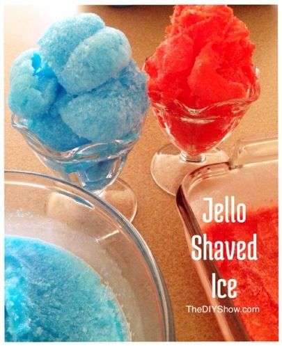 Jello Slushies Recipe, Jello Shaved Ice, Diy Jello, Icee Recipe, Sugar Free Jello, Cold Treats, Jello Recipes, Jell O, Krispy Kreme