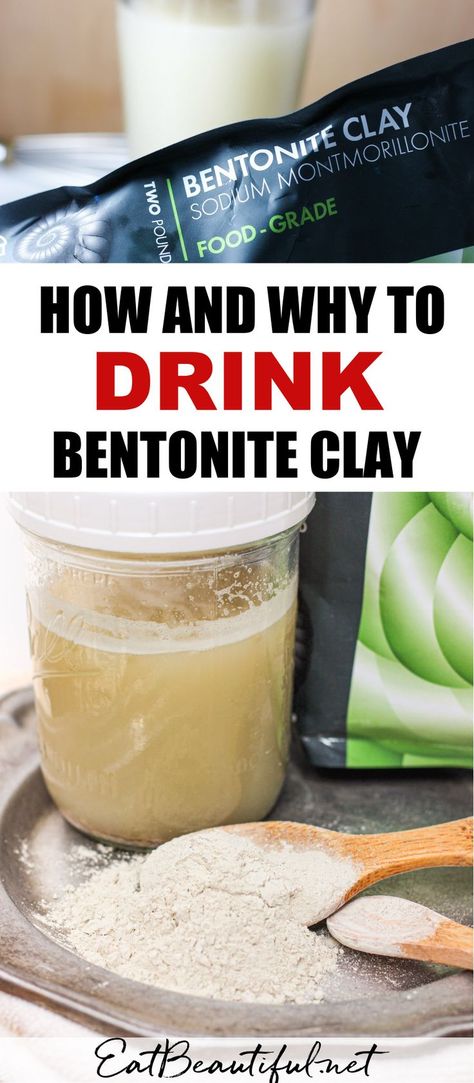 Bentonite Clay Drink, Homemade Cough Remedies, Eat Beautiful, Gut Issues, Cold And Cough Remedies, Healing Clay, Herbal Recipes, Natural Antibiotics, Cold Home Remedies