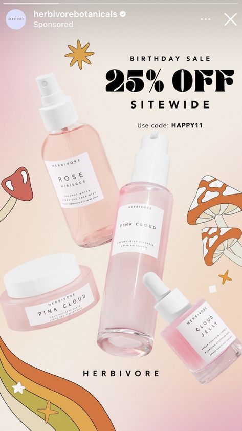 Herbivore Botanicals: Brand Assets — Jurada Herbivore Botanicals, Brand Assets, Pink Clouds, Baby Products, Banner Design, Hibiscus, Bee, Pure Products, Quick Saves