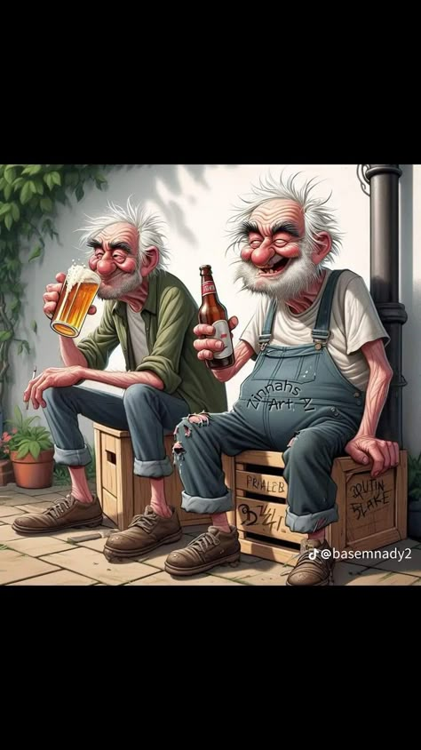 Medische Humor, Getting Older Humor, Men Short Hair, Hair Older Women, Funny Cartoon Images, Funny Face Photo, Images Emoji, Short Hairstyles For Men, Funny Old People