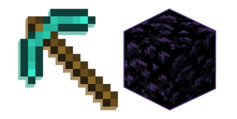 In the Minecraft game, similar to real life, obsidian is formed when flowing water hits a lava source block. That doesn't need to happen intentionally, you can naturally find it in places where water from a spring or a lake flows over a nearby lava pool. Minecraft Obsidian, Diamond Pickaxe, Minecraft Pack, Custom Cursor, Browser Extensions, Minecraft Games, Chrome Extension, Flowing Water, Chrome Web