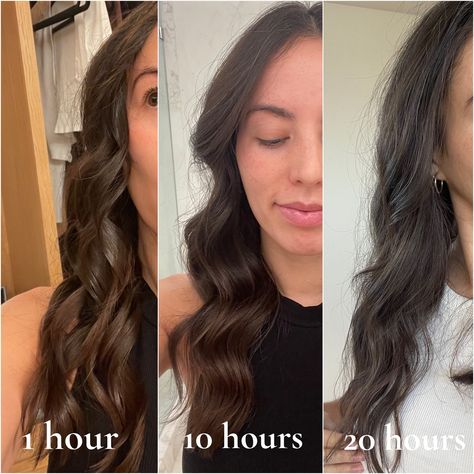 This TikTok-Famous Hair Hack Is the Reason My Curls Last So Long Lasting Curls For Long Hair, Hairstyles For Long Hair In Humidity, Brushing Out Curls, Curling Thick Hair, Brushed Out Curls, Egyptian Hairstyles, Curl Mousse, Large Curls, Lasting Curls