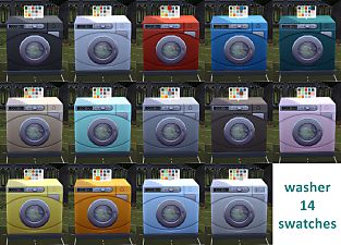 Washing Machine And Dryer, Dryer Machine, Sims House, Electronic Art, Sims 4 Mods, Washer And Dryer, The Sims, Sims 4, Washer