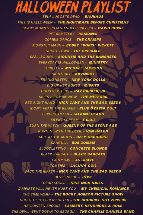 Halloween Songs List, Halloweekend Party, Spooky Playlist, Witchy Music, Halloween Soundtrack, Witch Music, Halloween Dance Party, Halloween Captions, Song Lists