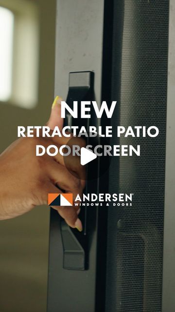 Andersen Windows + Doors on Instagram: "A patio door screen that disappears?! Yes, please! 🙌  We’re excited to share Andersen has a new retractable patio door screen. This screen has a one-of-a-kind design that blends in seamlessly with Andersen gliding patio doors and offers premium features like metal hardware and high-end weather and retention performance.   👉 Learn more details at the link in our bio.  #ScreenDoor #PatioDoors #IndoorOutdoorLiving #CustomHome #RetractableScreen #LoveTheLifeYouSee #andersenwindows" Sliding Patio Screen Door, Patio Screen Door, Retractable Screen Door, Retractable Door, Door Screen, Slider Door, Andersen Windows, Retractable Screen, Sliding Patio Doors