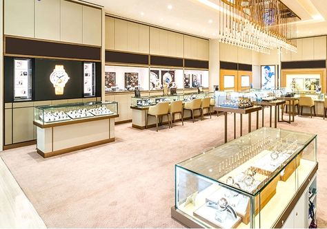 watch showroom interior design and showcase Rolex Boutique, Jewelry Store Interior, Desain Pantry, Jewelry Store Design, Jewellery Shop Design, Showroom Interior Design, Luxury Restaurant, Jewellery Showroom, Showroom Design