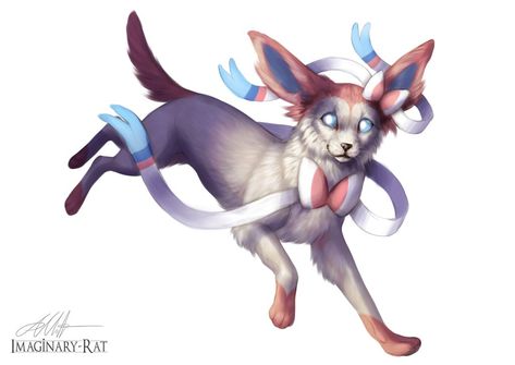 Sylveon Drawing, Big Illustration, Full Body Drawing, Pokemon Realistic, Real Pokemon, Pokemon Eevee Evolutions, Pokemon Official, Pokemon Tattoo, Pokemon Theme