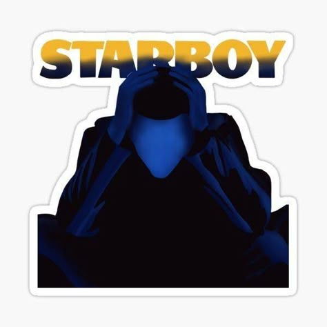 Drake Stickers, Weeknd Stickers, Weeknd Trilogy, The Weeknd Trilogy, Sea Monster Art, Monochromatic Flowers, Hoodies Ideas, Weeknd Poster, Starboy The Weeknd