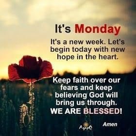 New Week Blessings, Hello February Quotes, Monday Morning Blessing, Monday Inspirational Quotes, Monday Greetings, Blessed Morning, Monday Prayer, Week Blessings, Happy Monday Quotes