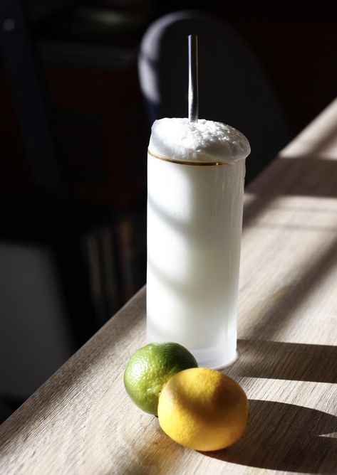 I passed the straw test on my first Ramos Gin Fizz. https://ift.tt/2N0dlqq #cocktails #cocktail #drinks #drink Ramos Gin Fizz, Gin Fizz, I Passed, Cocktail Drinks, Glass Of Milk, Gin, Straw, Milk, Drinks