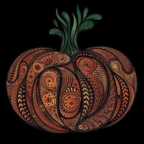 Pumpkin Zentangle, Halloween Art Ideas, Halloween Zentangle, Haunted House Drawing, Thanksgiving Drawings, Pumpkin Patterns Free, Patterns Halloween, Pumpkin Patterns, Pumpkin Vector