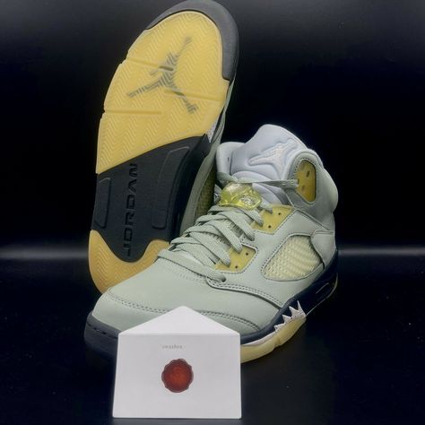 Air Jordan 5 Retro Jade Horizon DC7501-300 Get a price at https://copapair.com/air-jordan-5-retro-jade-horizon-dc7501-300/ Jordan 5 Retro, Air Jordan 5 Retro, Air Jordan 5, Jordan 5, New Sneakers, Air Jordan Sneaker, Air Jordan, Jade, Sneakers Nike