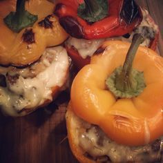 Dinner tonight? Elk burger and rice stuffed bell peppers cooked on the grille... #elkrecipes Elk Burgers Recipes, Elk Stuffed Peppers, Rice Stuffed Bell Peppers, Elk Burgers, Cheesesteak Stuffed Bell Peppers, Elk Meatloaf, Elk Burger, Elk Recipes, Deer Meat Recipes