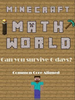 Minecraft 30 Day Challenge, Build A World In 31 Days Minecraft List, Minecraft Math Activities, Build A World In 31 Days Minecraft, Minecraft Classroom, Minecraft Education, Minecraft Activities, Grade 6 Math, Game Based Learning