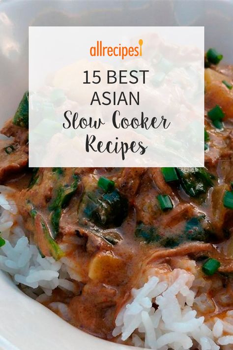 Slow Cooker Vietnamese Recipes, Crockpot Asian Soup Recipes, Chinese Crock Pot Recipes, Asian Inspired Crock Pot Recipes, Crockpot Vietnamese Recipes, Slow Cooker Japanese Recipes, Slow Cooker Thai Recipes, Slow Cooker Recipes Asian, Crockpot Japanese Recipes