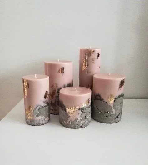 Concrete Candles, Candle Decorations, Candle Ideas, Beach Theme Candles, Diy Candle Art, Candle Making Studio, Driftwood Candle Holders, Driftwood Candle, Diy Candles Homemade