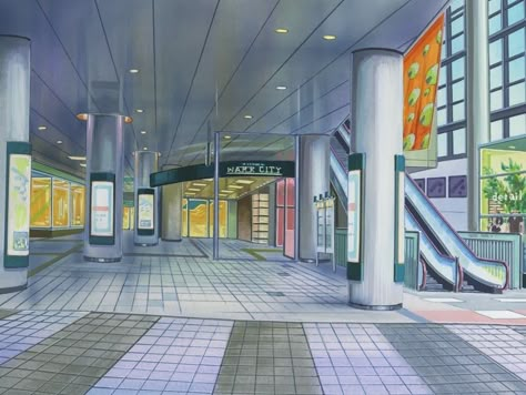 Anime Landscape: #AnimeIndoor #AnimeScenery #AnimeBackground Shopping Background, Background City, Famous Anime, Anime Landscape, Anime Places, Background Anime, Episode Interactive Backgrounds, Episode Backgrounds, Background Dark